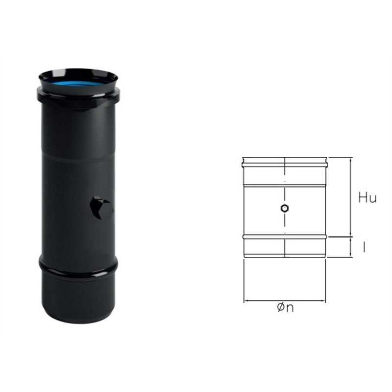 Insertion element MFPF Monofire Inox Aisi316 BLACK probe for