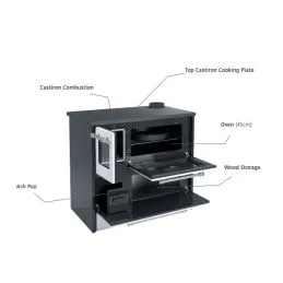 BLINKY GIUSY 9 Kw 4 star wood stove
