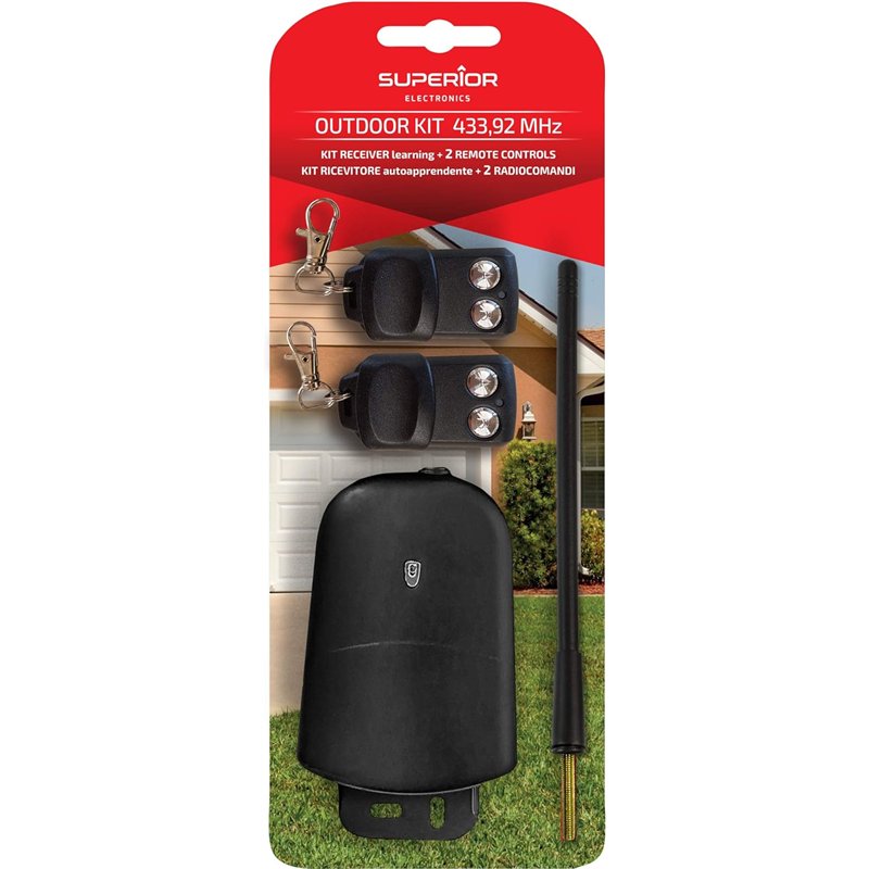 Kit universale automazione SUPERIOR Outdoor 433 con 2