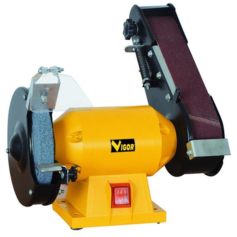 Bench grinder with belt d.150mm VIGOR VSM-250