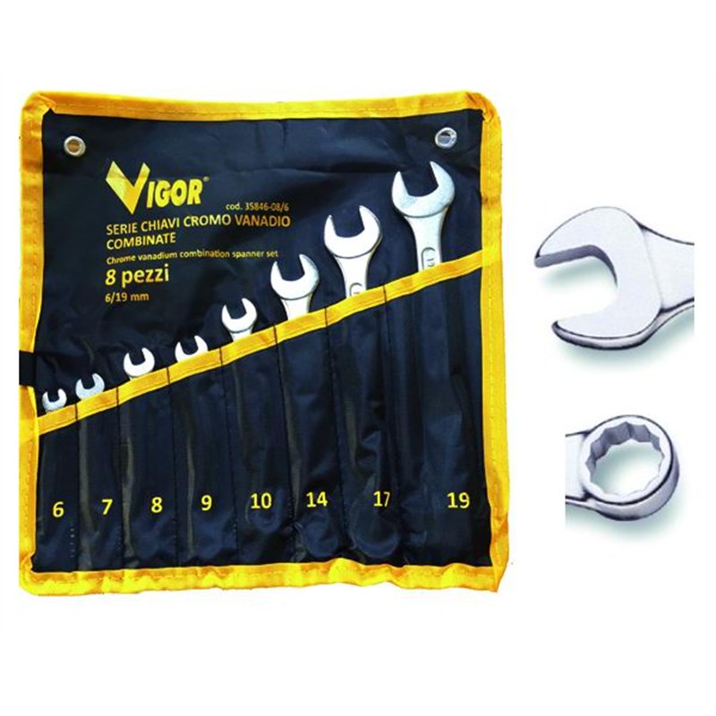 Serie Chiavi combinate DIN 3113 Vigor 8pz 6:19