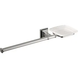 Soap dish holder and towel holder for bidet B3274 Colombo Design
