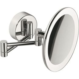 Wall magnifying mirror with LED light B9751 Colombo Design