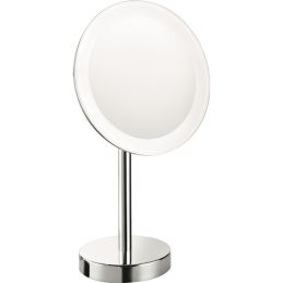 Standing magnifying mirror with LED light B9750 Colombo Design