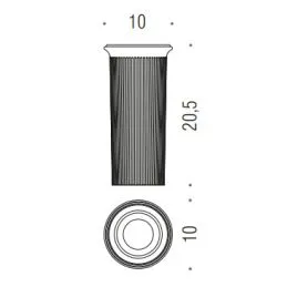 [SPARE PART] Toilet brush container B3350 Colombo Design