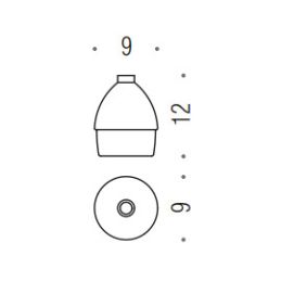[SPARE PART] Container for soap dispenser B9351 Colombo Design