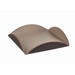 Colombo Design 251504/06 ADJ SNOB scatola porta oggetti L.25 P.15 cm,  colore esterno cappuccino e interno chocolate