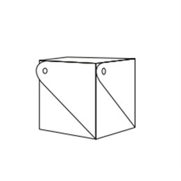 Cosmetics container 17x7x8 (WxDxH) MIU ADJ 0055 Colombo Design