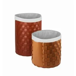 Cestino portabiancheria BOTTEGA diam.40x57 ADJ 1057 Colombo