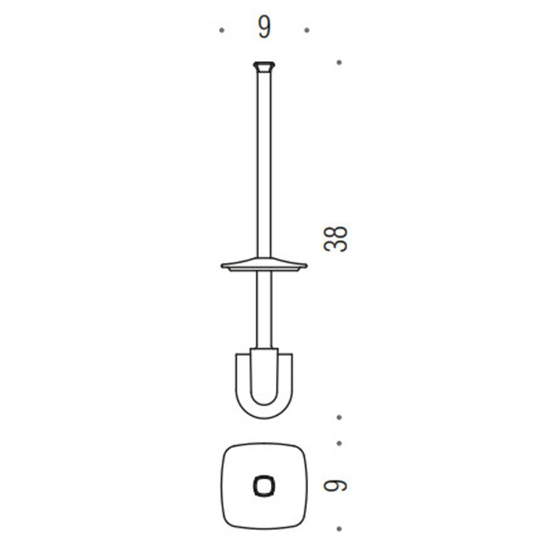 [SPARE PARTS] Handle with tuft B3258 Colombo Design