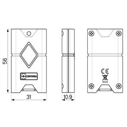 Keyfob telecomando comando serratura B-KEY Mottura 999BKEY