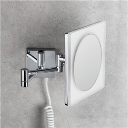 Specchio ingranditore (3x) con lampada Colombo Design B9756