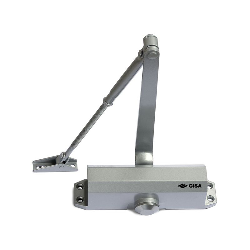 Cisa 60460 door closer with arm without stop