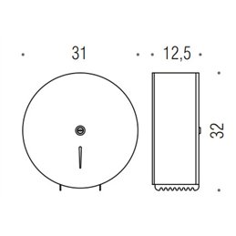 Distributore per rotoli carta igienica B9983N Colombo Design