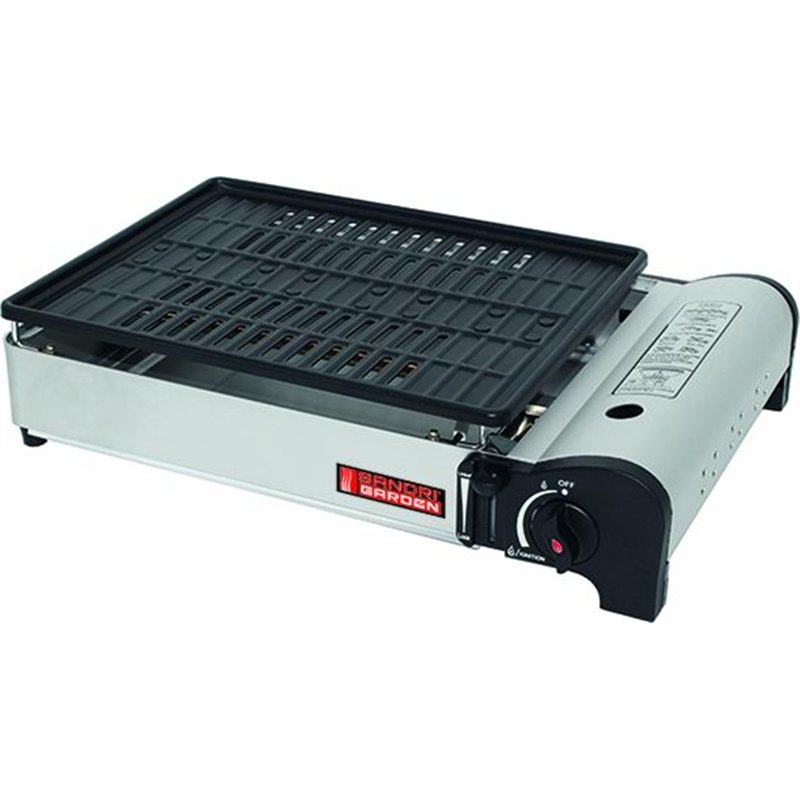 TASMANIA SandriGarden gas camping barbecue stove 1 burner 1.9Kw