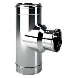 90° Reduced T-pipe MONO De Marinis chimney