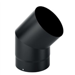 45 ° bend with SDC4 DESIGN INSPECTION 2mm thickness for wood stoves
