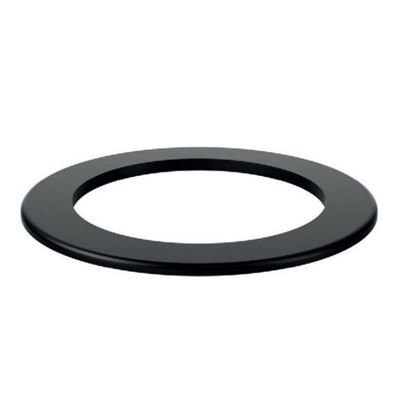 Curved hole cover rosette for DESIGN SDRSB stove pipe