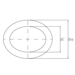 Rosone copriforo ellittico 45° per tubo stufa DESIGN SDRS45E