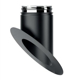 45 ° telescopic canopy for DESIGN SDRT45E stove pipe