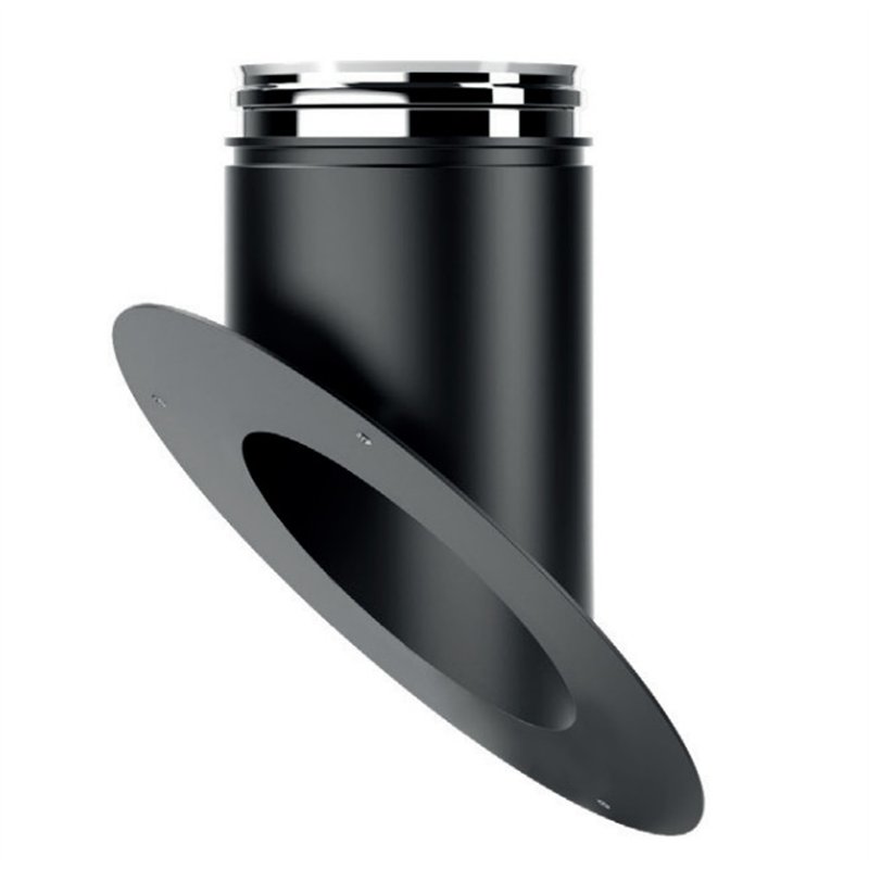 45 ° telescopic canopy for DESIGN SDRT45E stove pipe
