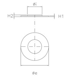 Rosone copriforo bombato per tubo stufa a pellet DESIGN PELLET