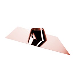 Pitched roof for sloping roofs flue Copper De Marinis