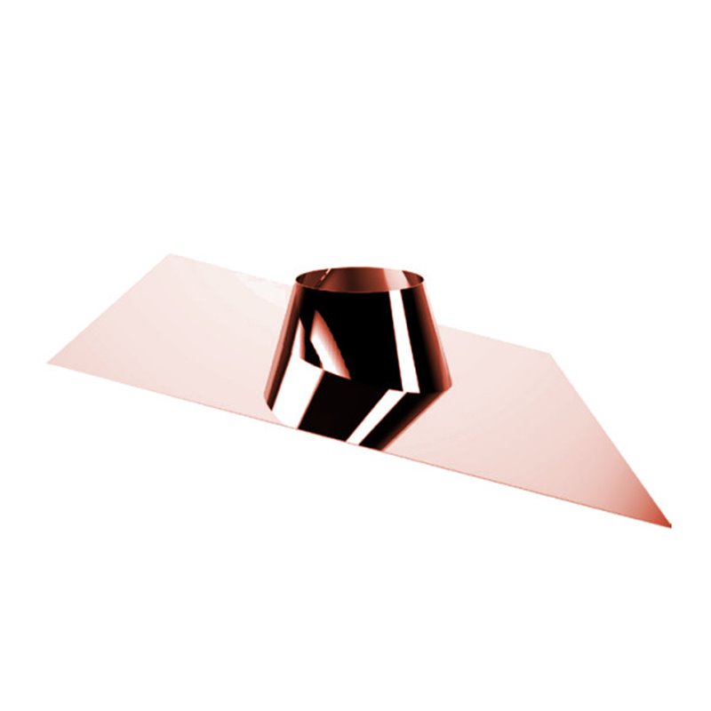 Pitched roof for sloping roofs flue Copper De Marinis
