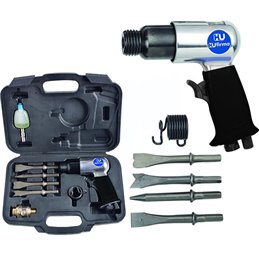 Hu-Firma compressed air chisel kit with 4 chisels 90573-05