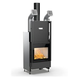 Wood-burning fireplace PALAZZETTI Ecomonobloc WTX 70 Frontal