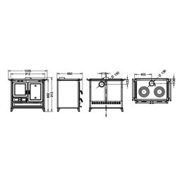 Thermorossi Margot EVO 12.1Kw wood stove