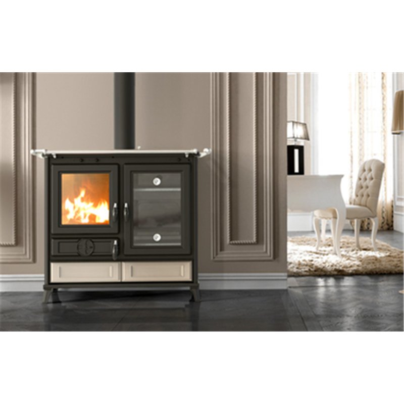 Thermorossi Margherita EVO Ceramica 12.1Kw wood-burning stove