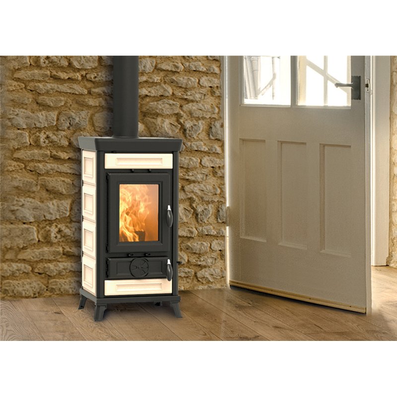 Thermorossi Sofia EVO Maiolica wood stove 7.4 Kw