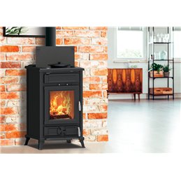 Wood stove with hob and oven Thermorossi Filò 10.8Kw