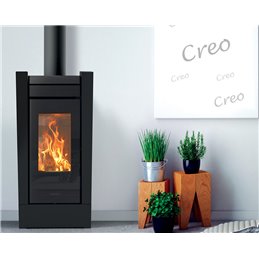 Thermorossi Creo Evo Wood 10.1Kw ductable and ventilated wood stove