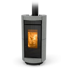 Stufa a legna Thermorossi Dorica Evo Wood Stone 10,1Kw