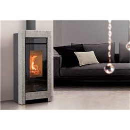 Thermorossi Essenza Evo Wood Stone 10.1Kw ductable and ventilated wood stove