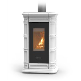 Stufa a legna Thermorossi Saint Moritz Evo Wood Maiolica 10,1Kw