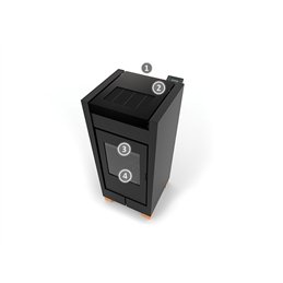 Stufa a pellet Thermorossi Movida 9,5 Kw 5 stelle