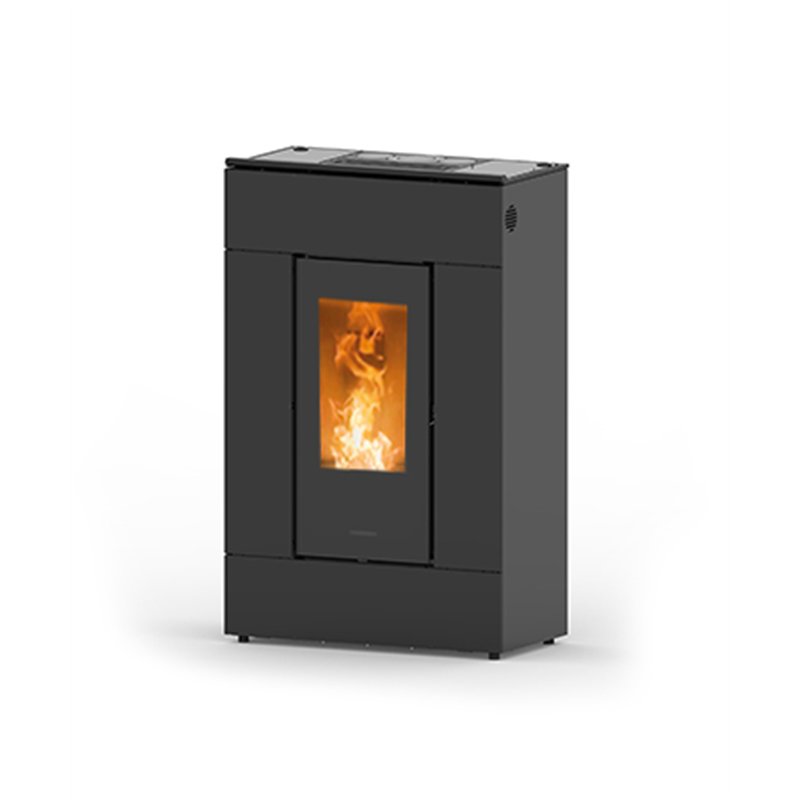 Thermorossi SlimQuadro Lumia Cristallo pellet stove 10.2 Kw 5