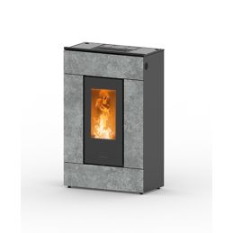 Thermorossi SlimQuadro Lumia Stone pellet stove 10.2 Kw 5 Stars
