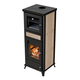 Termostufa a legna FLORA Maiolica Thermorossi 15,1 kW 5 stelle