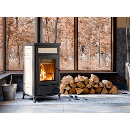 DORA Maiolica Thermorossi wood-burning thermo stove 15.1 kW 5