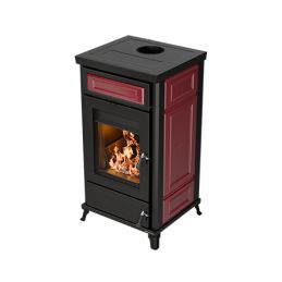 DORA Maiolica Thermorossi wood-burning thermo stove 15.1 kW 5