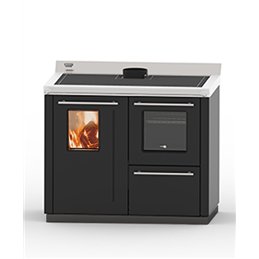 Termocucina a legna BOSKY F30 SQUARE EVO 5 Thermorossi 11,1kW 5