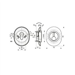 Defender® protettore MAGNETICO per cilindro sicurezza MOTTURA
