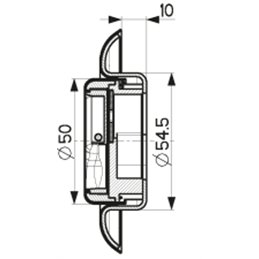 Defender® MAGNETIC protector for fixed height MOTTURA DF33