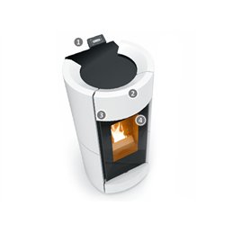 Termostufa a pellet Thermorossi CHIC Idra 14 5 stelle
