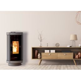Thermorossi DORICA Metalcolor Idra 18 pellet thermo stove 5