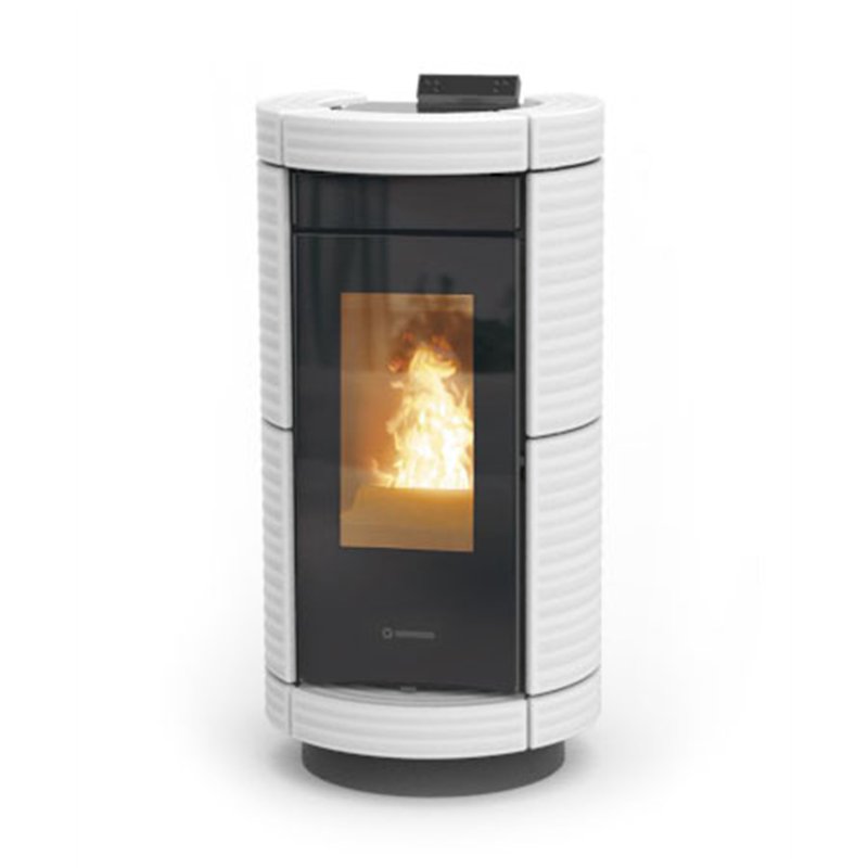 Thermorossi pellet thermo stove DORICA Maiolica Idra 18 5 stars